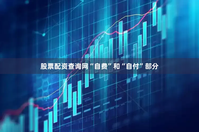 股票配资查询网“自费”和“自付”部分