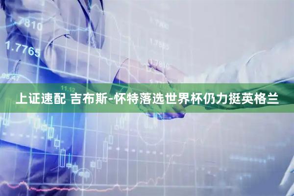 上证速配 吉布斯-怀特落选世界杯仍力挺英格兰
