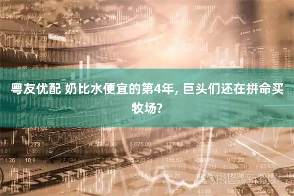 粤友优配 奶比水便宜的第4年, 巨头们还在拼命买牧场?